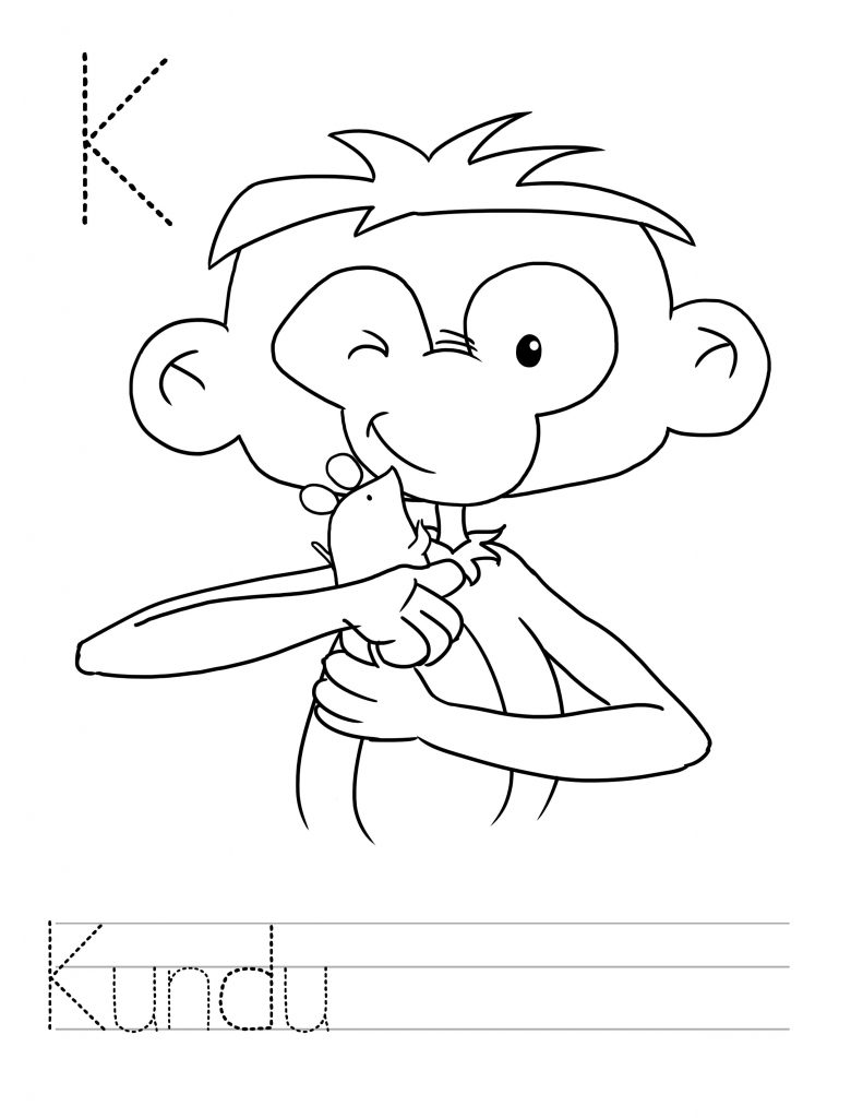 Kundu huggine Mouse Printable